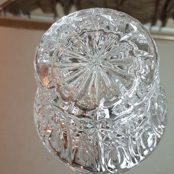   Vintage Lead Crystal Sugar Creamer & Tray  4 Piece Set - Picture 9 of 11